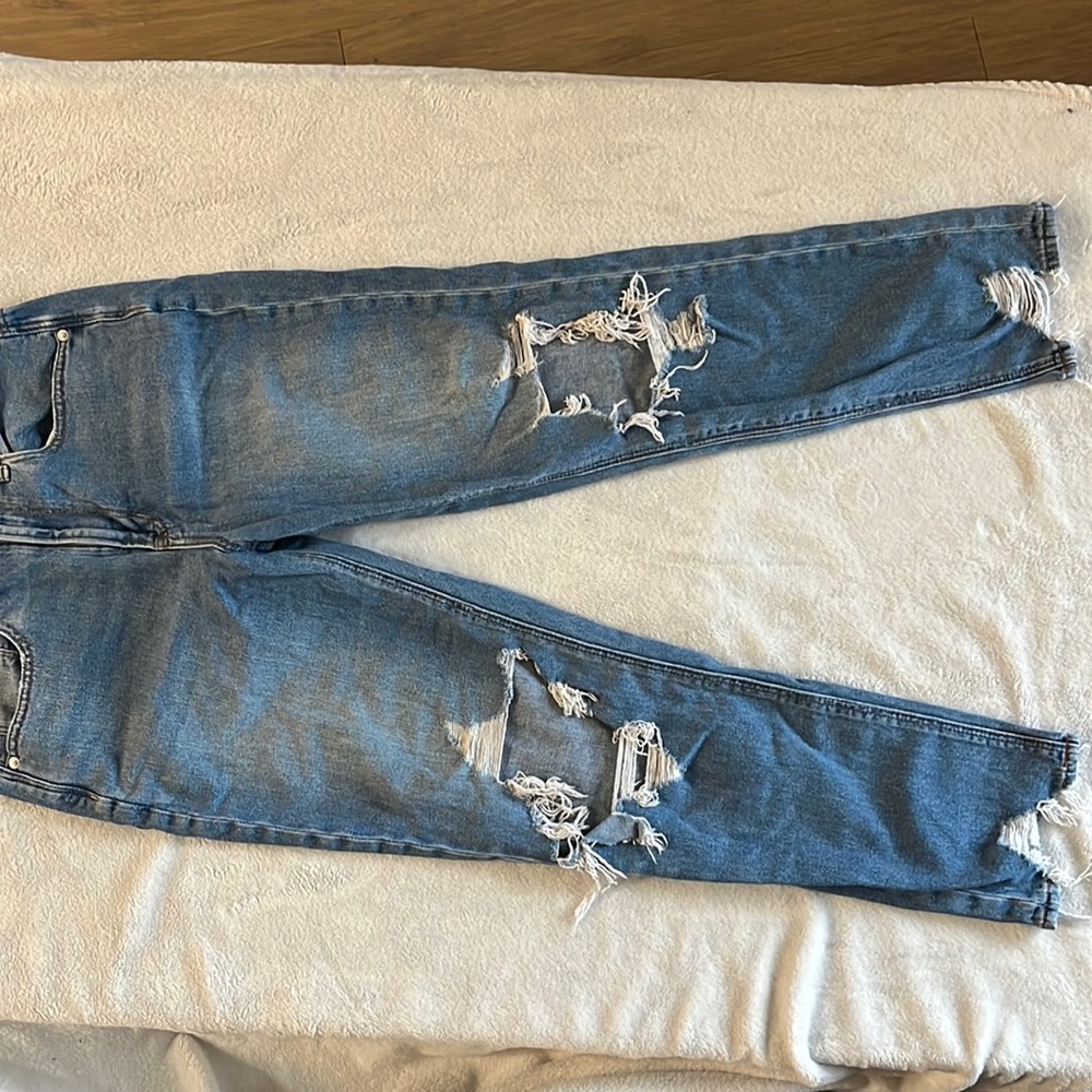 American Eagle Mom jeans.